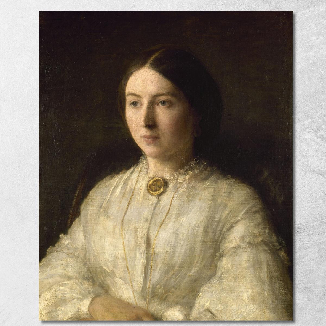 Ritratto Della Signora Edwin Edwards Henri Fantin-Latour hft71 quadro stampato su tela Ritratto Della Signora Edwin Edwards Henri Fantin-Latour hft71 quadro stampato su tela