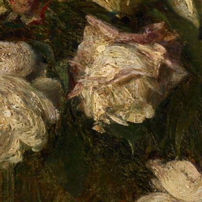 Rose In Un Vaso Henri Fantin-Latour hft86 quadro stampato su tela