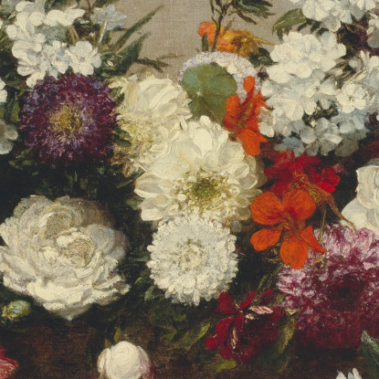 Natura Morta Con Fiori Henri Fantin-Latour hft102 quadro stampato su tela