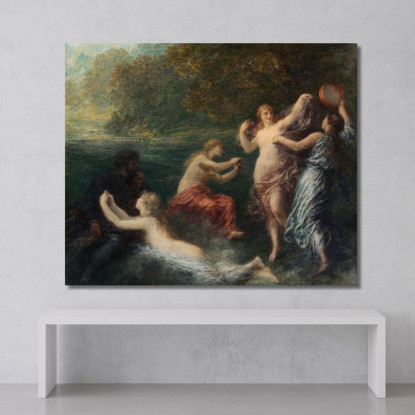 Tannhauser Henri Fantin-Latour hft116 quadro stampato su tela