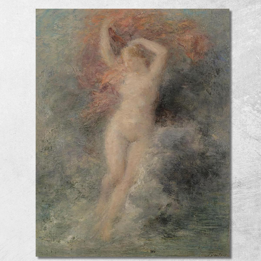 Venere Che Sorge Sopra Il Mare Henri Fantin-Latour hft132 quadro stampato su tela Venere Che Sorge Sopra Il Mare Henri Fantin-Latour hft132 quadro stampato su tela