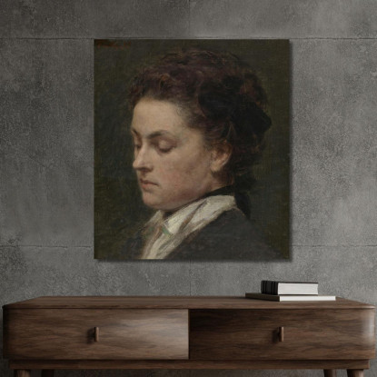 Victoria Dubourg Moglie Dell'Artista Henri Fantin-Latour hft133 quadro stampato su tela