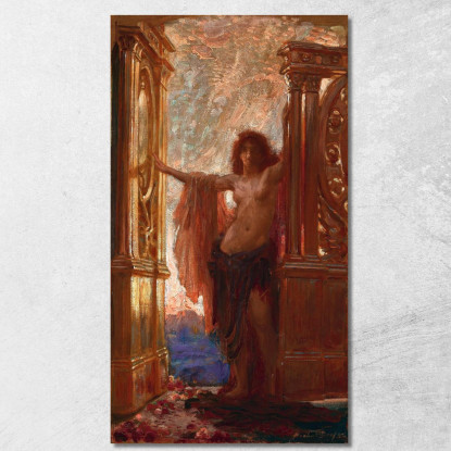 Le Porte Dell'Alba Herbert James Draper hjd14 quadro stampato su tela